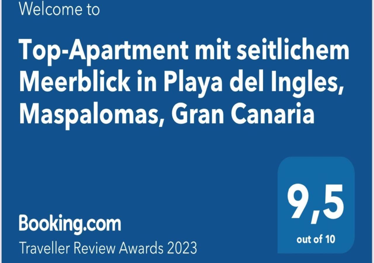 Top-Apartment, 4 Og, Seitlicher Meerblick, Mit 1 Schlafzimmer Im Herzen Von Playa Del Ingles , Gran Canaria Dış mekan fotoğraf